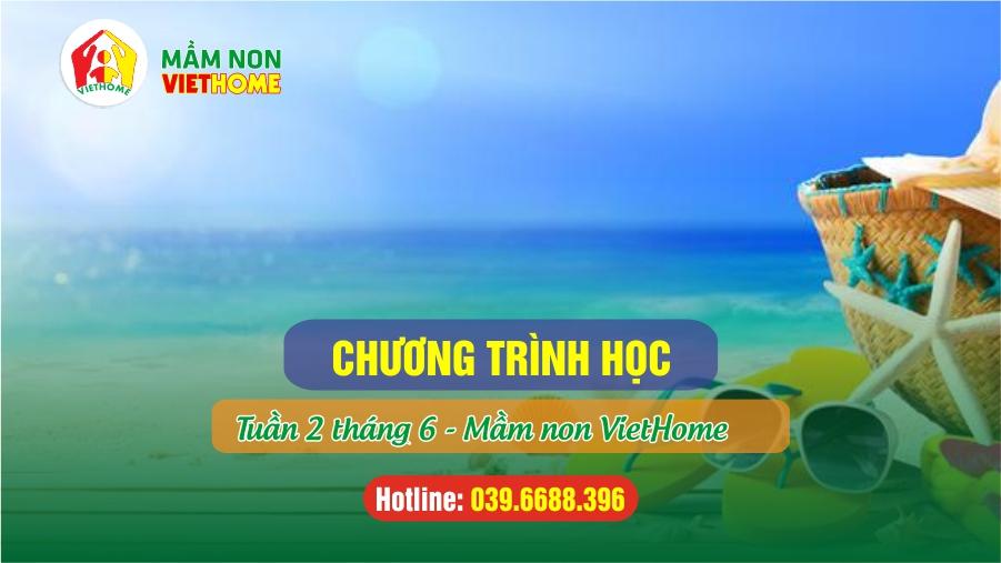 Chương trình học Tuần 5 tháng 5-2024 tại Mầm non VietHome