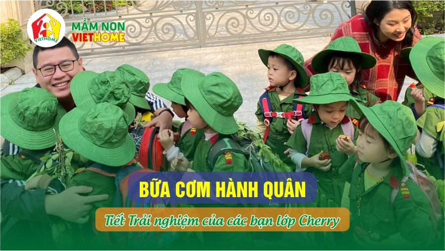 Hoạt động trải nghiệm: Bữa cơm hành quân 1 Hoạt động trải nghiệm: Bữa cơm hành quân